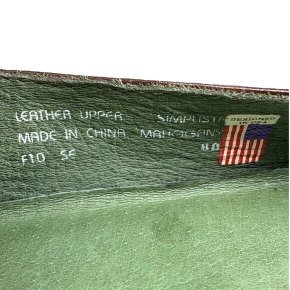 Kalso Earth Simplista Mahogany Leather Mary Jane Flats - Picture 4 of 10